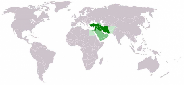 الشرق الأدنى التعريف والدول التي يضمها